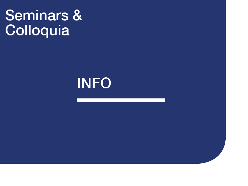 Banner Seminars and Colloquia